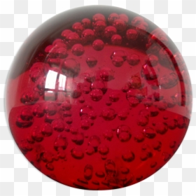 Press Paper Ball Vintage Murano 1960"  Src="https - Boule En Verre Presse Papier Rouge, HD Png Download - paper ball png